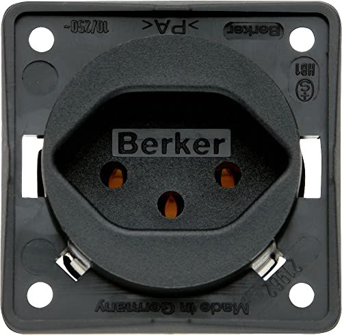 Hager iNTEGRO prise courant suisse tipo-13 Blanc polaire mat