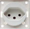 Hager iNTEGRO prise courant suisse tipo-13 Blanc polaire mat