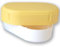 Brotdose oval in gelb spülmaschinengeeignet Lunchdose Brotbüchse Brotbox Dose Lunchbox