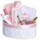 Melody Jane Puppenhaus Miniatur 1:12 Badezimmer Accessoire Rosa Kosmetik Korb