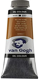 Van Gogh Peinture à l'huile Jaune ocre, Taille unique, Set de 40 Pièces
