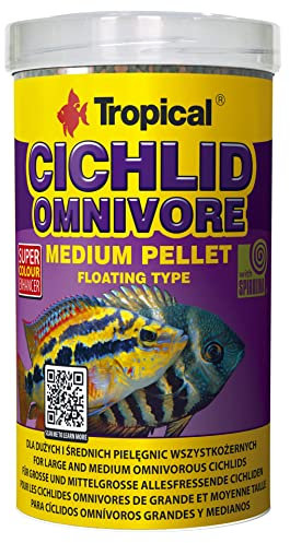 Tropical Cichlid Omnivore Medium Pellet, 1er Pack (1 x 500 ml)