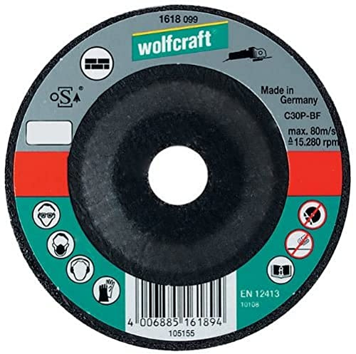 Wolfcraft 1628099 disco de corte para piedra, granel PACK 1, silber
