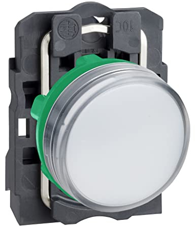 Schneider Electric Anzeigelampe Harmony Weiß, Ausschnitt-Ø 22 mm LED Frontplattenmontage Rund IP66, IP67 Schraube