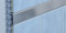 Fliesenprofil Fliesenschiene Edelstahlschiene L100 cm B10 mm gebürstet B 15