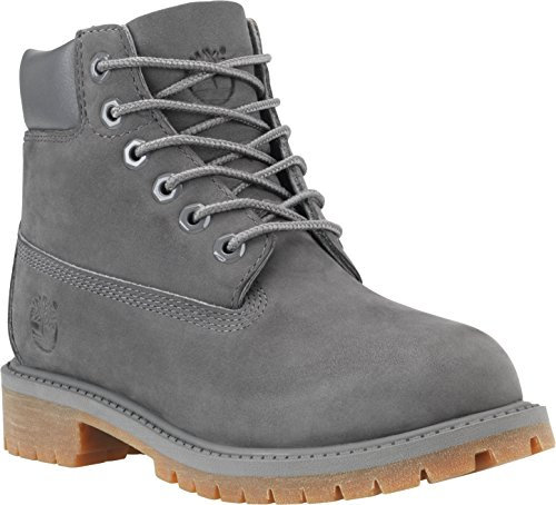 Timberland Junior Grigio 6 Inch Premium Waterproof Stivali-UK 3.5