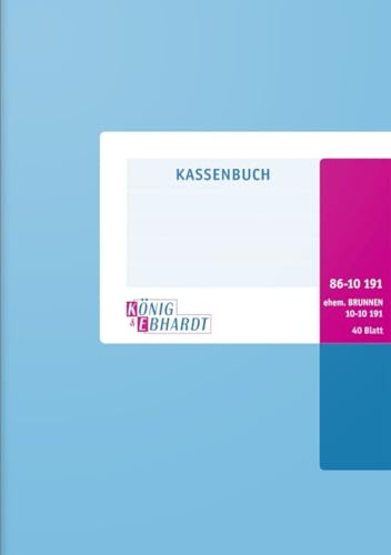 K+E Kassenbuch A5 40 Blatt kartoniert