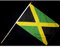 Everflag Stock-Flagge 30 x 45 : Jamaika
