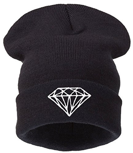 4sold (TM) Mütze im Beanie-Stil, Mützen und mehr aus der Bad-Hair-Day-Kollektion Gr. One Size, Diamant