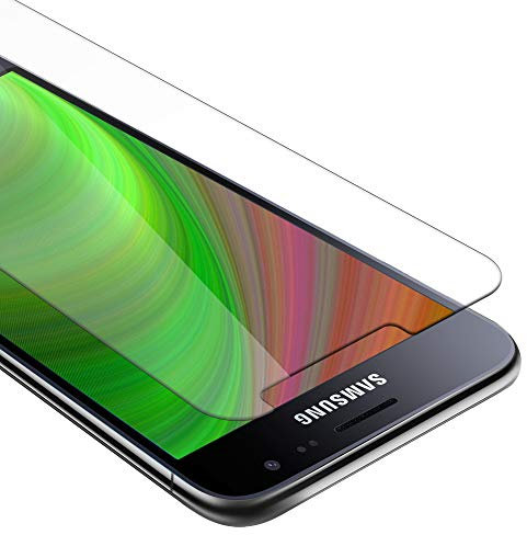 cadorabo Verre Trempé compatible avec Samsung Galaxy J3 en HAUTE TRANSPARENT - Verre de protection d'écran trempé (Tempered) en dureté 9H avec 3D touch