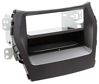 Inbay – 1-DIN Blende Radio-mit Tablett Hyundai Santa Fe, Schwarz