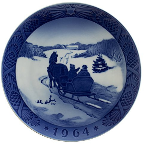ROYAL COPENHAGEN PIATTO DI NATALE 1964 ORIGINALE PORCELLANA PRIMA SCELTA