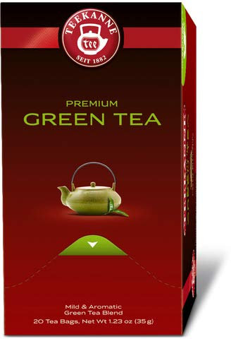 TEEKANNE Grüner Tee PREMIUM GREEN TEA, Beutel aromaversiegelt, 20 x 1,75 g, Sie erhalten 1 Packung mit 20 Beutel