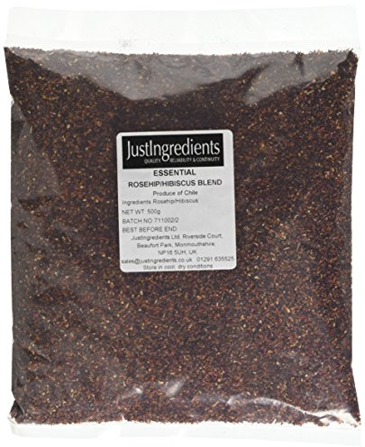 JustIngredients Essentials Rosehip/Hibiscus Blend 500 g (Pack of 2)