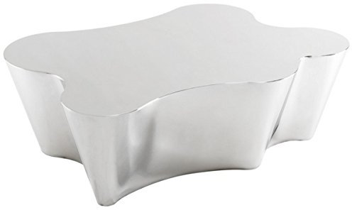 Casa Padrino Luxus Art Deco Designer Couchtisch Edelstahl poliert - Luxus Kollektion