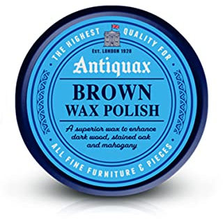 Antiquax Brown Wax Polish – Restores & Enhances Wood with a Rich Brown Finish | Ideal for Furniture & Antiques, 250ml