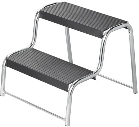 Escalera de doble escalón para caravanas/autocaravanas ProPlus 360822, Negro
