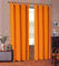 Mikrofaser Vorhang blickdichte Matte unifarbene Gardine, Orange Schlaufen, 225x140 Schal. Material aus Microsatin-Gewebe., 204000