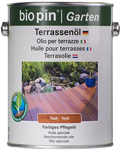 biopin Terrassenöl Teak 2,50 L, 40132