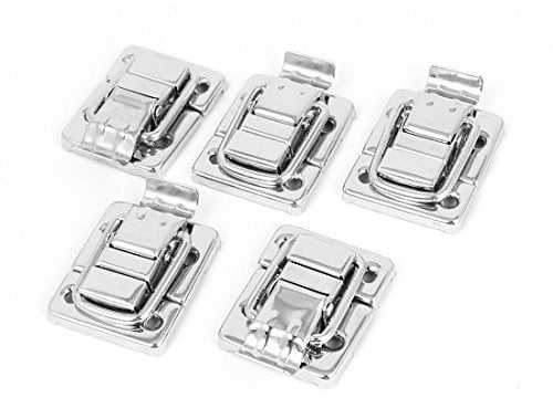 Sourcingmap Suitcase Boxes Chests Trunk Lock Toggle Latch Catch Silver Tone 5pcs