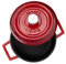 Lava Cookware LV Y TC 18 K2 pirofila Rotonda, Diametro 18 cm, in ghisa, Colore: Rosso