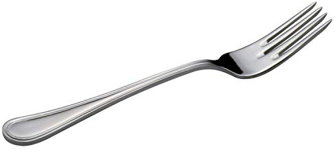 PIAZZA Confezione da 12 Forchette da Pesce in Acciaio Inox - Linea Vienna - Lunghezza 18 cm