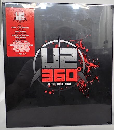 U2 360° At The Rose Bowl - Edition Deluxe limitée (1 Blu-ray + 2 DVD + 1 Vinyl)