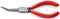 KNIPEX Greifzange (Nadelzange) auf SB-Karte mit Kunststoff überzogen schwarz atramentiert 160 mm, 31 21 160 SB