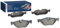Bosch BP1184 Bremsbeläge - Hinterachse - ECE-R90 Zertifizierung - vier Bremsbeläge pro Set