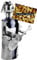 BRUBAKER Flaschenhalter Rockstar Guitarre Metall Skulptur Geschenk mit Geschenkkarte