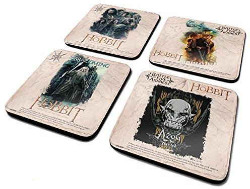 The Hobbit Untersetzer, Mehrfarbig