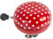 M-Wave Ladybird Fahrradglocke, Verschiedene Design Stahl, Rot, 80 mm