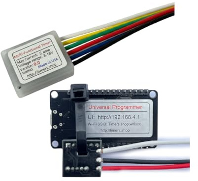 Relé pequeño de retardo de Tiempo en Miniatura de 0,1 Segundos a 9999 Horas. 6 V, 12 V, 18 V CC, 5 A. Retardo de Encendido y Apagado, Ciclismo. Control Industrial y Pasatiempos
