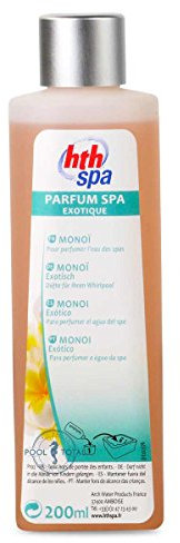 HTH Parfum spa | Différents parfums d'eau de jacuzzi dans un flacon de 200 ml (monoi)
