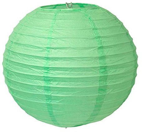 Creativery Papier Lampion 25cm (mintgrün/Mint 513) // Laterne Hochzeit Party Wohnungsdeko Hängedeko Raumdeko Geburtstag Party Feier