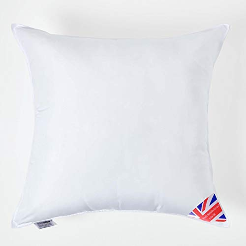 HOMESCAPES Luxury Super Microfibre Cushion Inserts 90cm x 90cm (36” x 36”) Perfect Bounce Back and Soft Cover, Generously Filled Inner Pads Hypoallergenic Cushion Filler, Handmade, Machine Washable