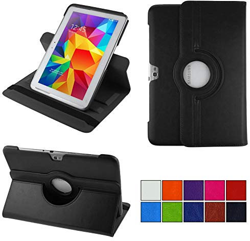 COOVY® 2.0 Custodia per Samsung Galaxy Note 10.1 GT-N8000 GT-N8010 GT-N8020 SMART 360° GRADI DI ROTAZIONE COVER SUPPORTO PROTEZIONE CASE | nero