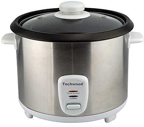 Techwood TCR-186 Cuoci Riso Multifunzione, 1.8 L, Alluminio Acciaio Inossidabile Plastica, Multicolore