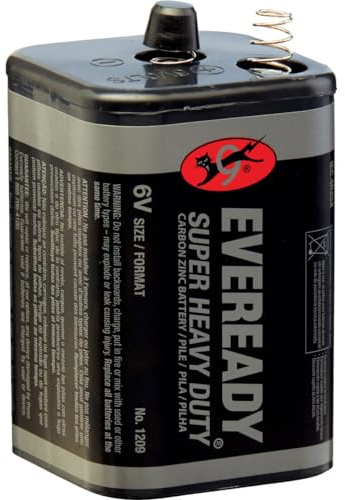 Eveready 1209 6V Super Heavy Duty Lantern Battery