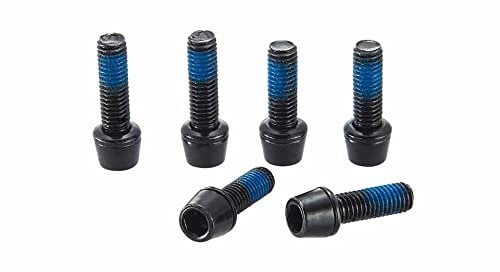Ritchey Set mit 6 Schrauben aus Stahl für Vorbau Wcs Trail Vorbauten, Schwarz, Taille Unique
