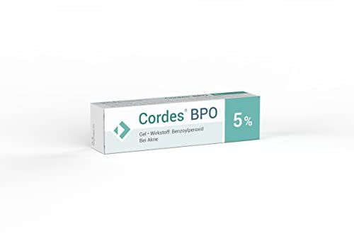 Cordes BPO 5% Akne Gel. Bekämpft wirksam Pickel und Mitesser bei Akne. 30 g