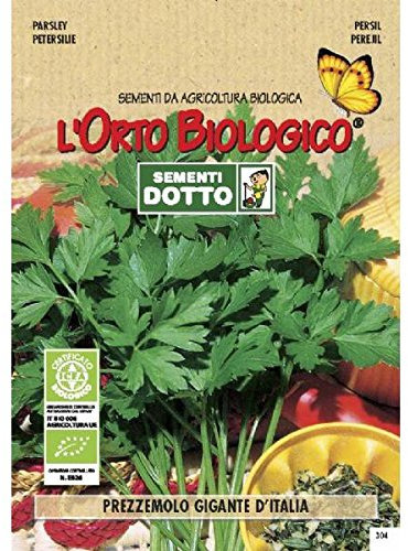 Semi biologici di Prezzemolo Gigante D'Italia