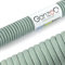 Ganzoo Paracorde 550, 4mm Corde, 15 Mètres, Polyester, Type 3-7 brins intérieurs, Le Bricolage de Laisse de Chien Collier Bracelet, Camping Survie et Outdoor Corde à Tout Faire, Argent-Gris
