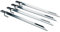 Coleman Tent Stakes Angelrolle, Köderguss, Angelrute, einfarbig, 4er-Packung