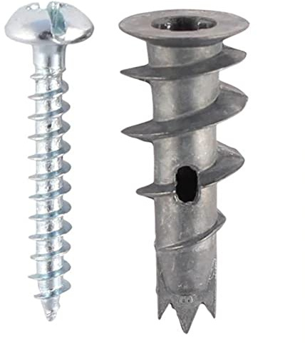 TIMCO Plasterboard Metal Speed Plugs & Screws Silver - 31.5mm