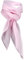 TigerTie Damen Chiffon Halstuch rosa zartrosa Uni Gr. 90 cm x 90 cm - Schal