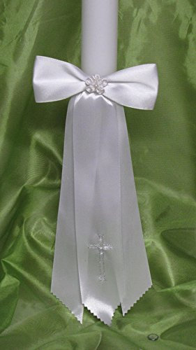 Kerzenschleife für Taufkerzen/Kommunionkerzen ; 3-5 cm ; S 14