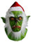 shoperama Hochwertige Latex-Maske - Der Grinch - Weihnachten