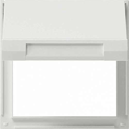 Gira 065466 Adapterrahmen Klappdeckel Gira TX_44 (WG UP), reinweiß