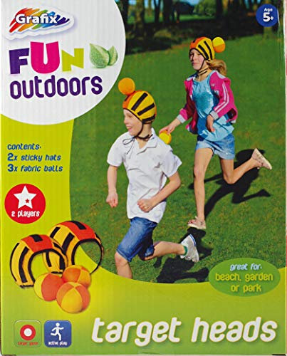 Grafix Fun Outdoors Target Heads Garden Beach Game
